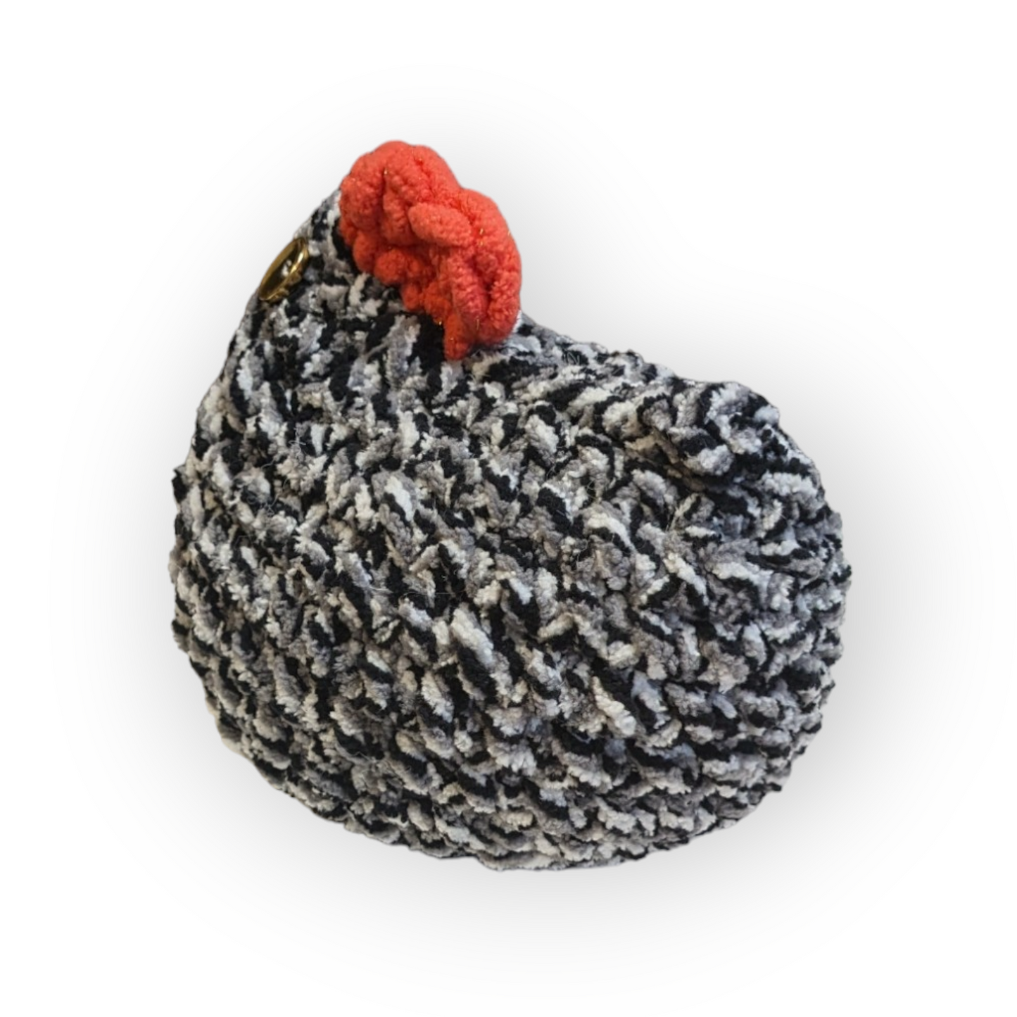 Stubbs Stuffed Chicken (Medium) | Barred Plymouth Rock Chicken | Chicken Plushie