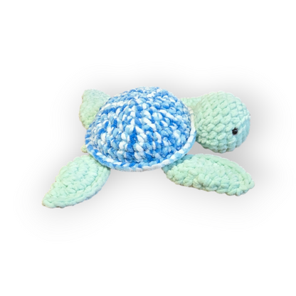Blue Sprinkles Turtle | Crochet Stuffed Turtle | Turtle Plushie